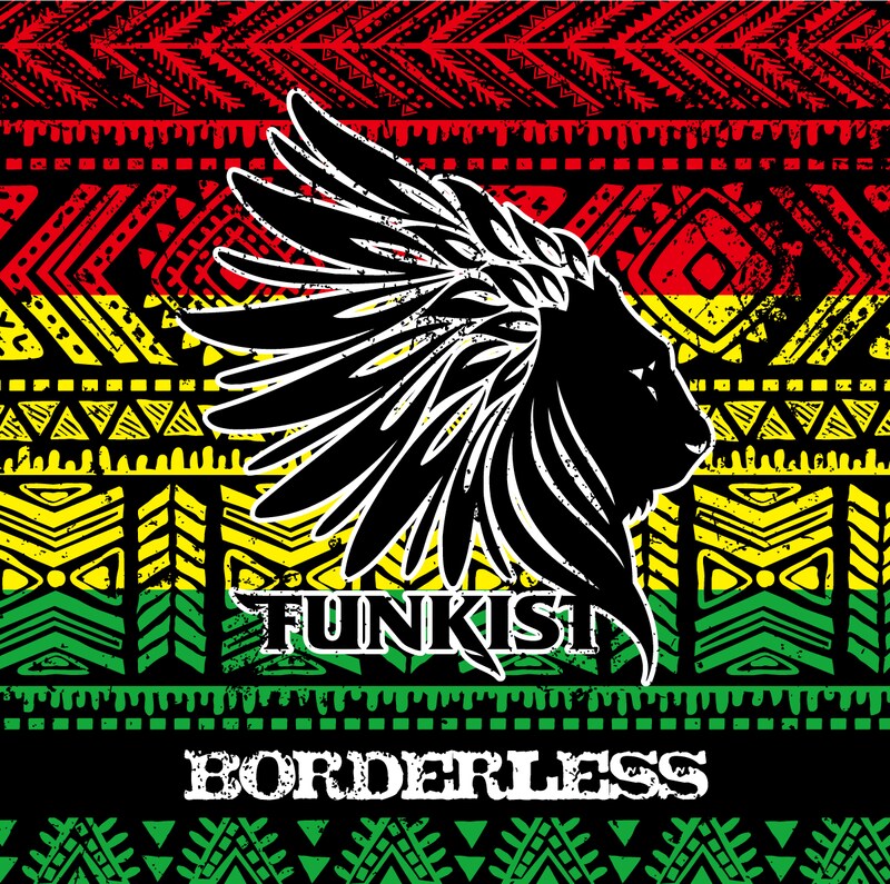 FUNKISTのアルバム「BORDERLESS」のジャケット。