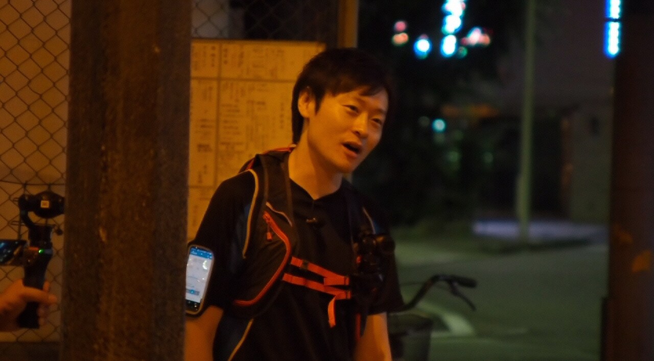 「RUNごはん」に挑戦する和牛・川西。(c)読売テレビ