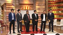 「イッテンモノ」に出演する（左から）三四郎、サンドウィッチマン、千鳥。(c)テレビ朝日