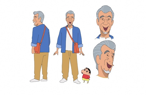 アニメになった高田純次。(c)臼井儀人 / 双葉社・シンエイ・テレビ朝日・ADK