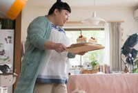 新CM撮影中の様子。