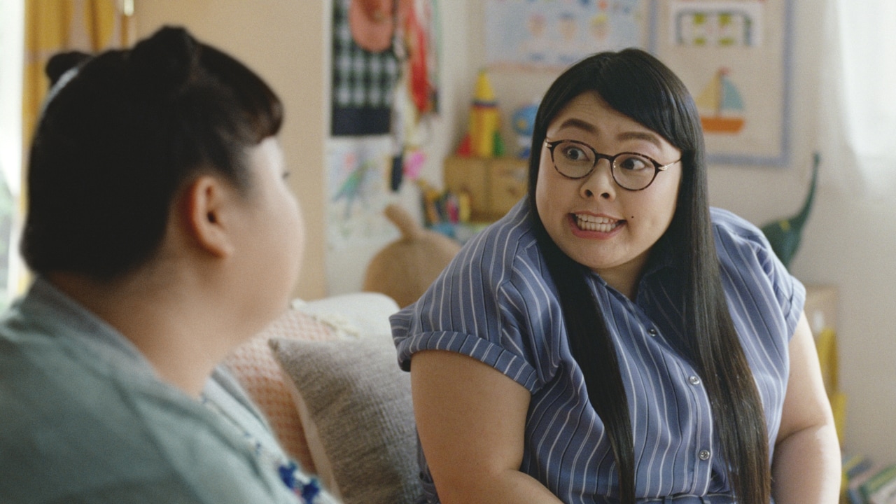 新CM「とある奥さま・妹の訪問篇」のワンシーン。