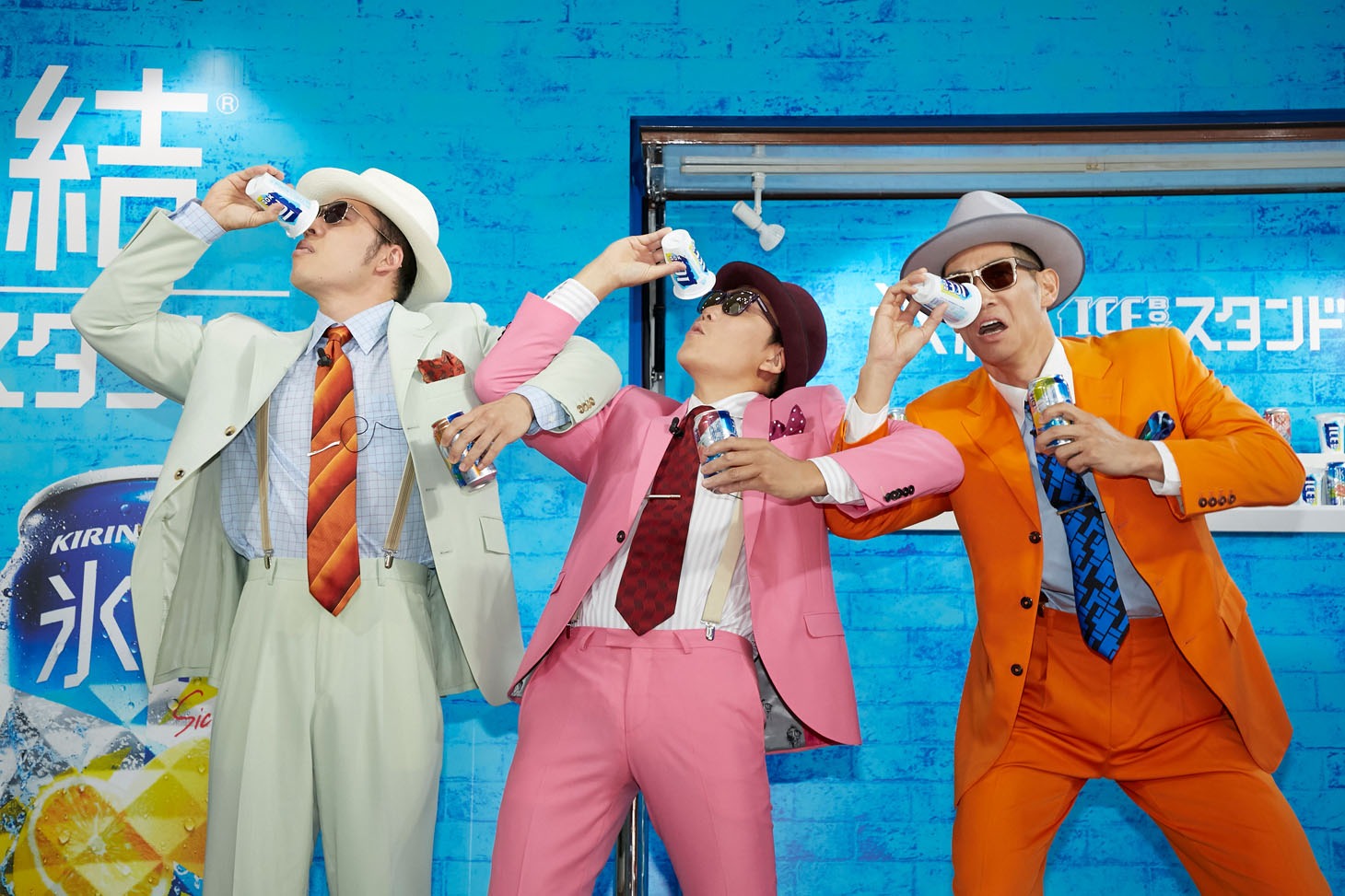 「氷結ICEBOXスタンド」オープニングイベントの様子。