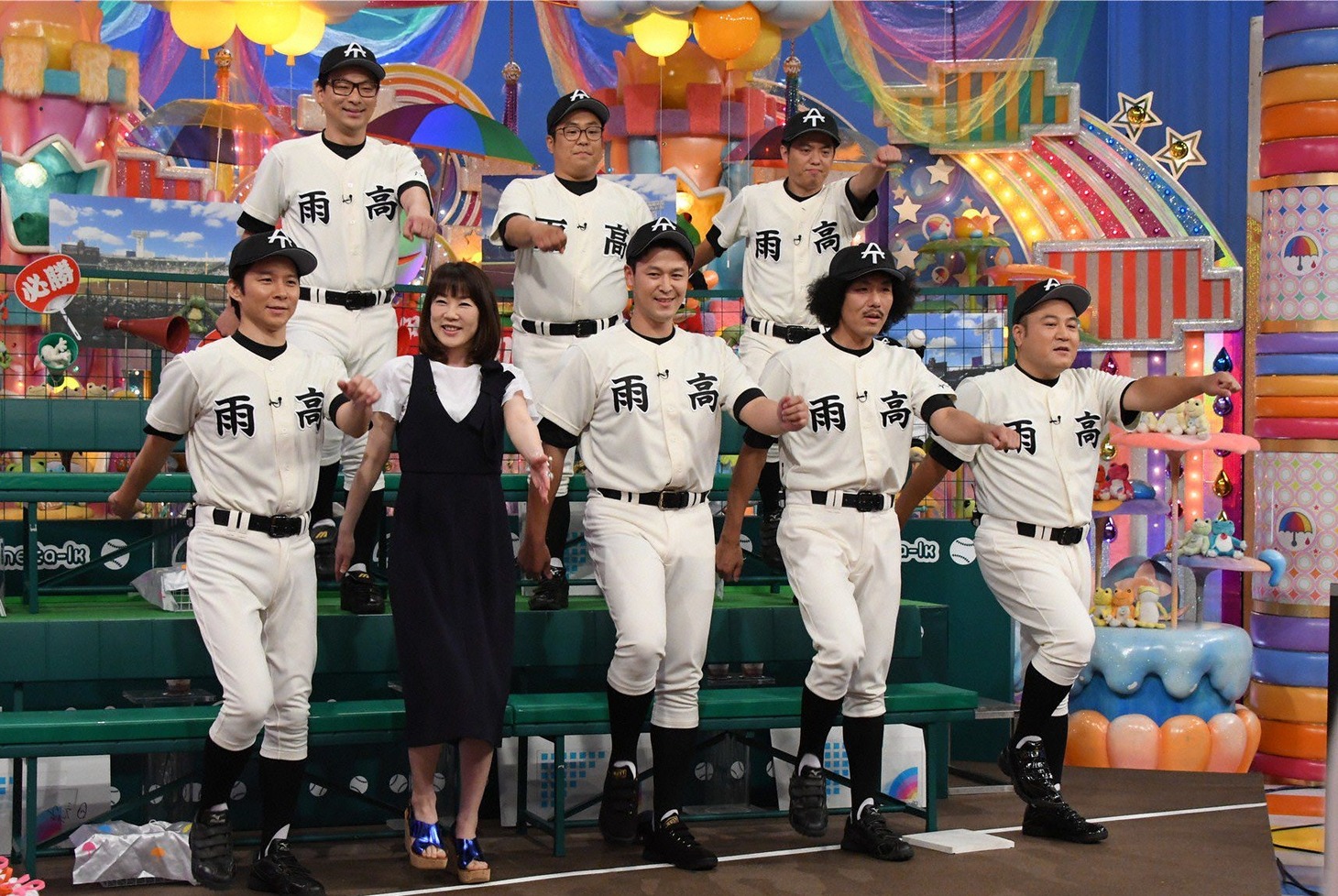 「夏のアメトーーーーク 高校野球大大大大好き 栄冠は君に輝くSP」の出演者たち。(c)テレビ朝日