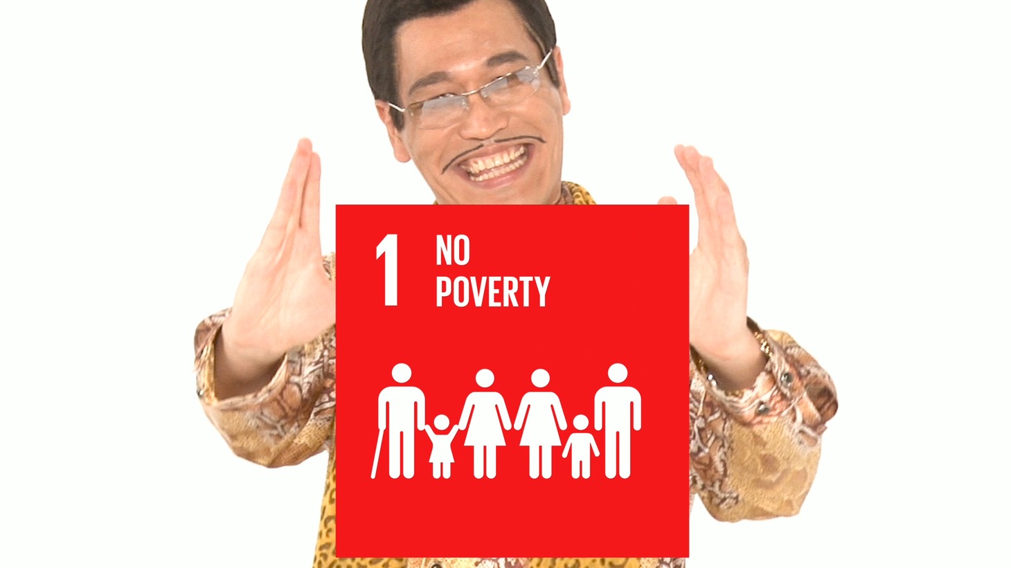 動画「PPAP（Public-Private-Action-for-Partnership）× SDGs」のワンシーン。