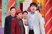 ダチョウ倶楽部・上島（左）と土田晃之（右）。