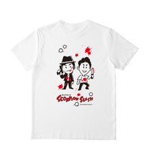 「しずる単独ライブ『Scorpion Slash』」の公式グッズのTシャツ。