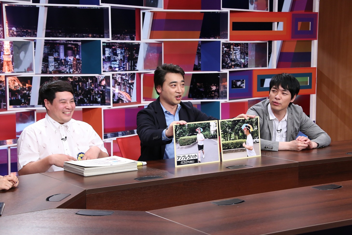 （左から）タカアンドトシ・タカ、ジャングルポケット斉藤、麒麟・川島。(c)中京テレビ