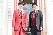 「極～KIWAMI～」MCの（左から）アンジャッシュ渡部、坂上忍。(c)TBS