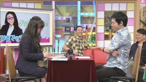 （左から）ぷりあでぃす玲奈、今田耕司。(c)CBC