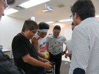 フライヤー撮影時の様子。