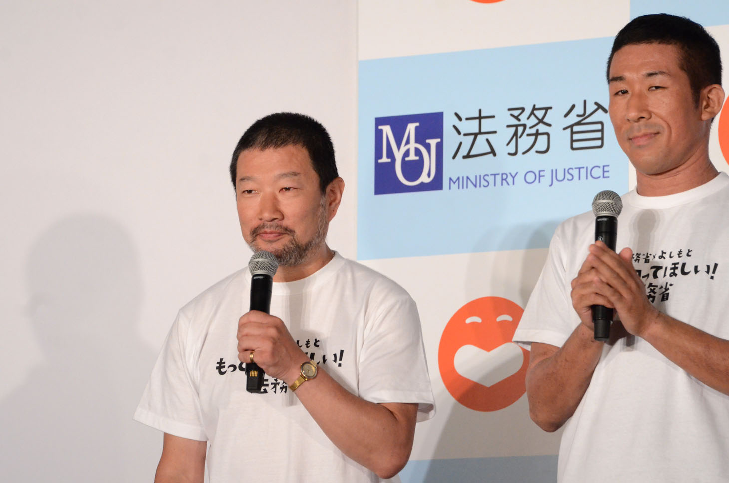 木村祐一（左）