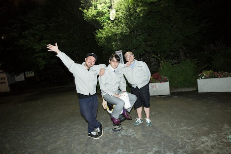 左からマキタスポーツ、サンキュータツオ、プチ鹿島。（撮影／塚田亮平）