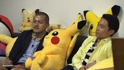 ポケモン映画を鑑賞するカミナリ。