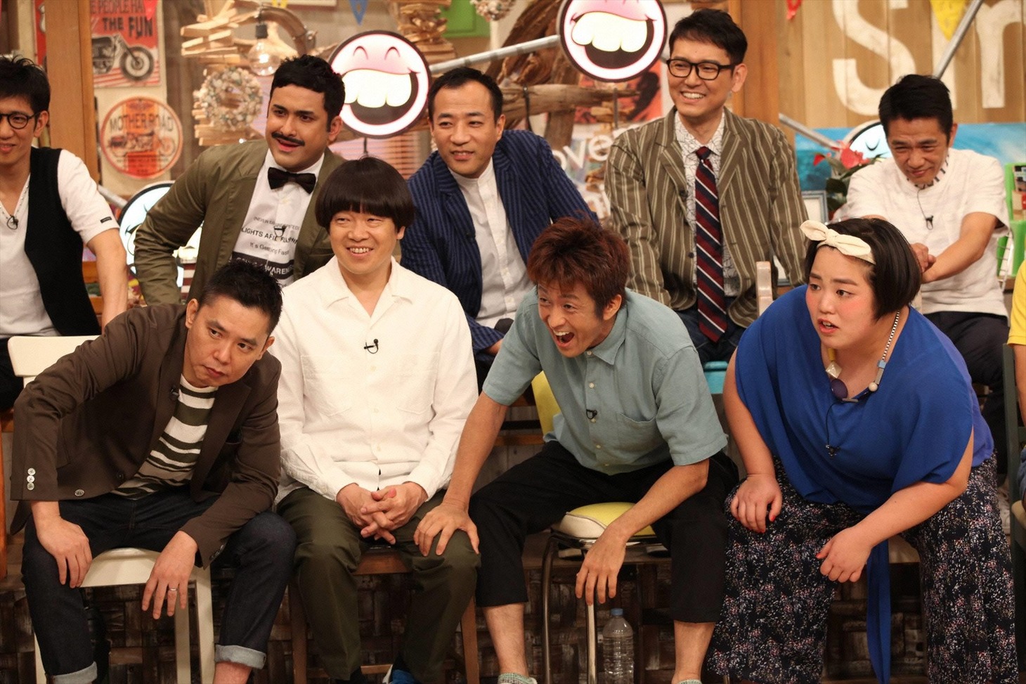 「さんまのお笑い向上委員会」に出演する芸人たち。(c)フジテレビ