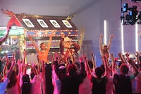 「TENGA NIGHT CHARGE」WebCMの撮影時。