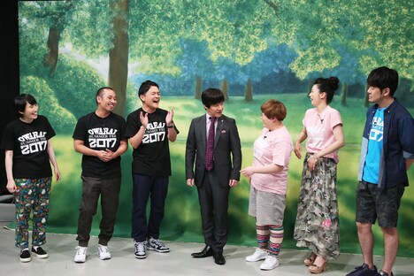 「にちようチャップリン テレ東お笑いフェス2017」のワンシーン。