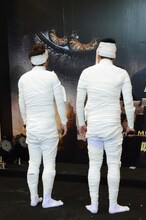 包帯ぐるぐる巻きになった銀シャリ。