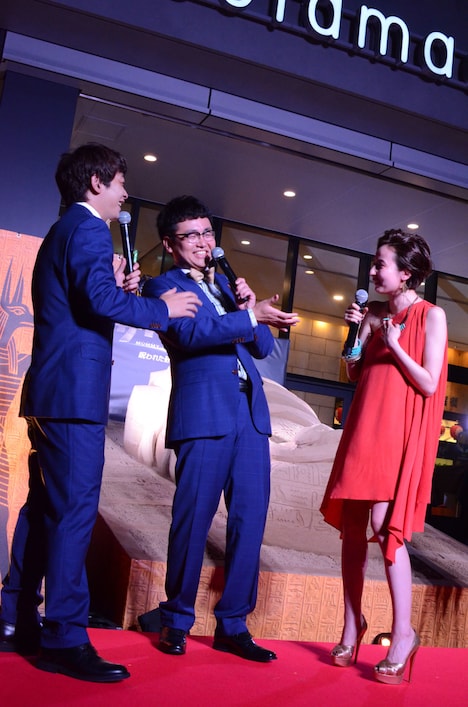 「ザ・マミー／呪われた砂漠の王女」公開記念スペシャルセレモニーの様子。