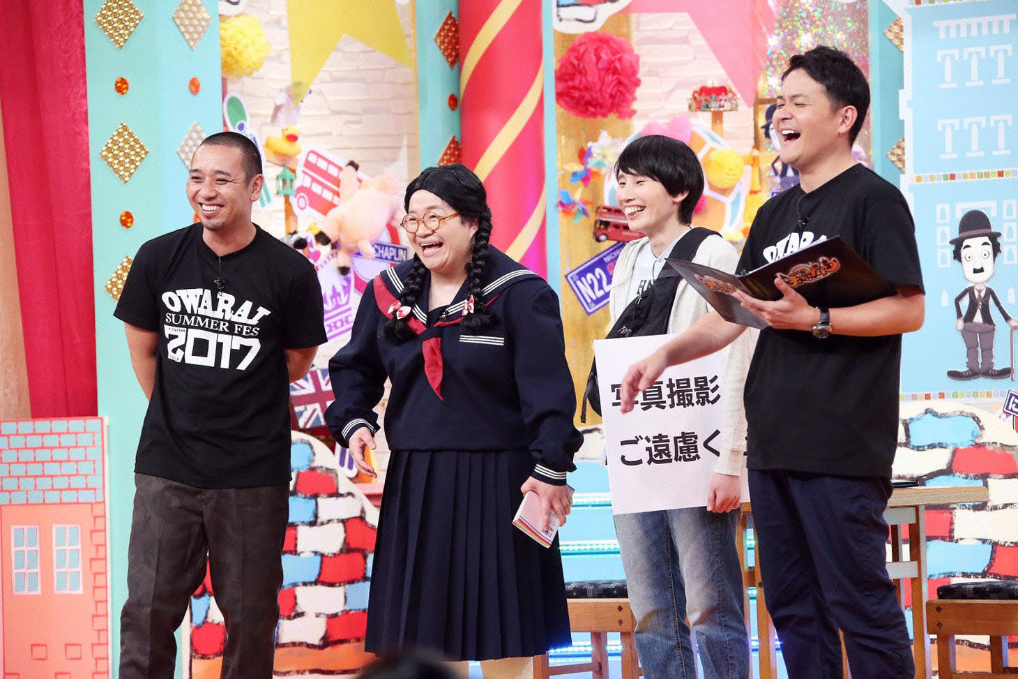 「にちようチャップリン テレ東お笑いフェス2017」のワンシーン。