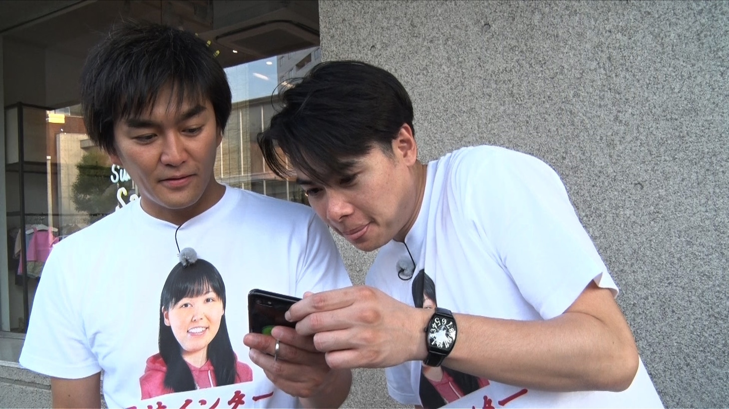 尼神インター誠子の鬼ごっこロケのワンシーン。(c)日本テレビ