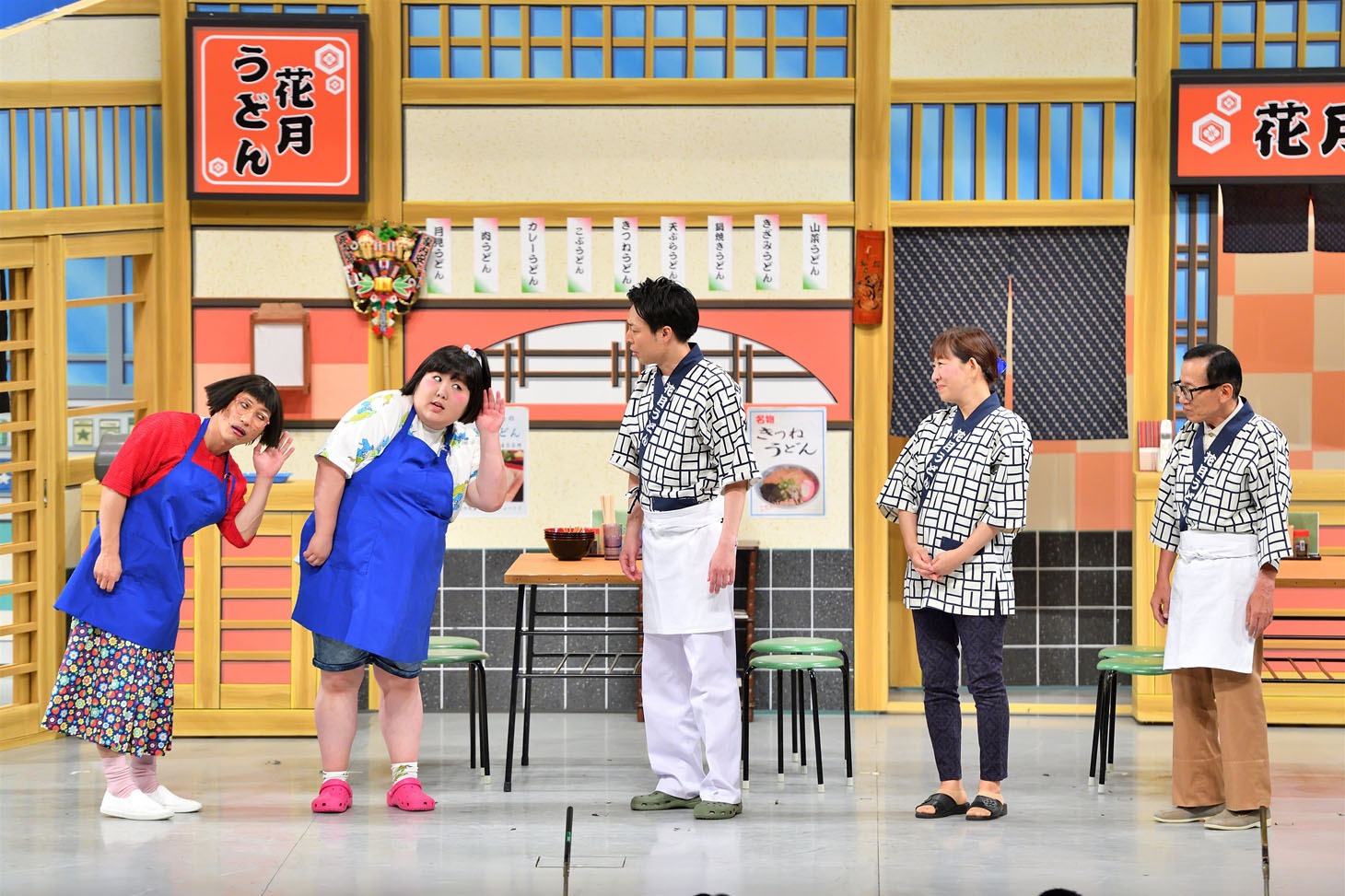 「恋する乙女はちょっぴり太め」のワンシーン。