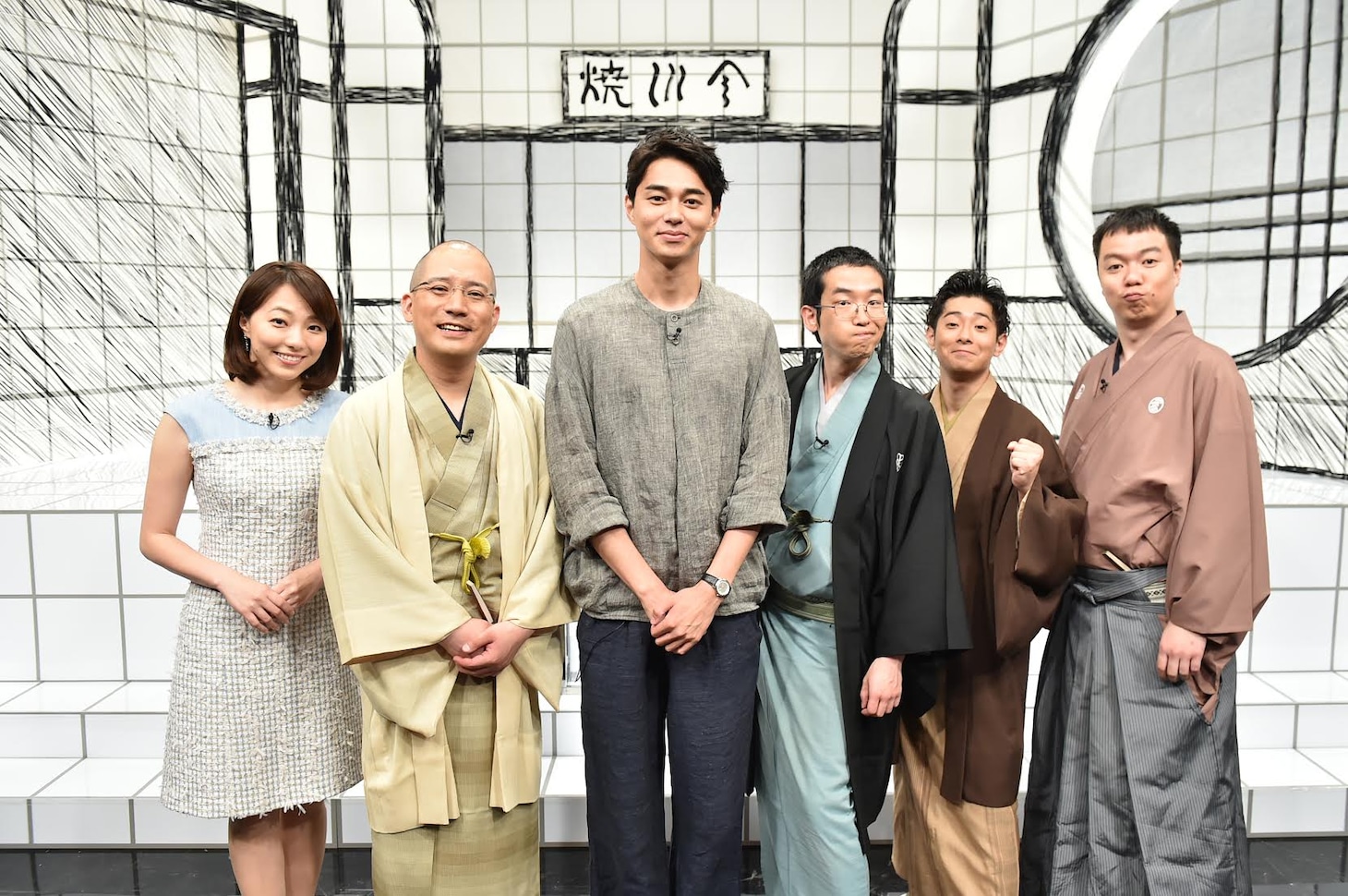 「落語ディーパー！～東出・一之輔の噺（はなし）のはなし～」の出演者たち。(c)NHK