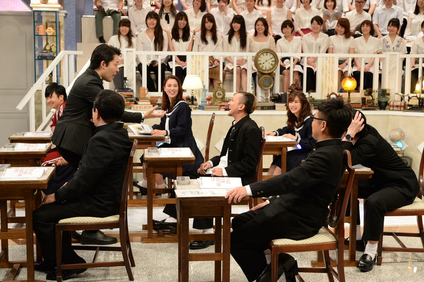 番組収録のワンシーン。(c)テレビ朝日