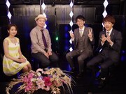 左から曽田茉莉江、鈴木おさむ、コマンダンテ。(c)BSフジ