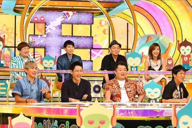 「ニンゲン観察バラエティ モニタリング」のスタジオの様子。(c)TBS