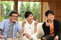 NON STYLEと森永卓郎（左）。(c)TBS