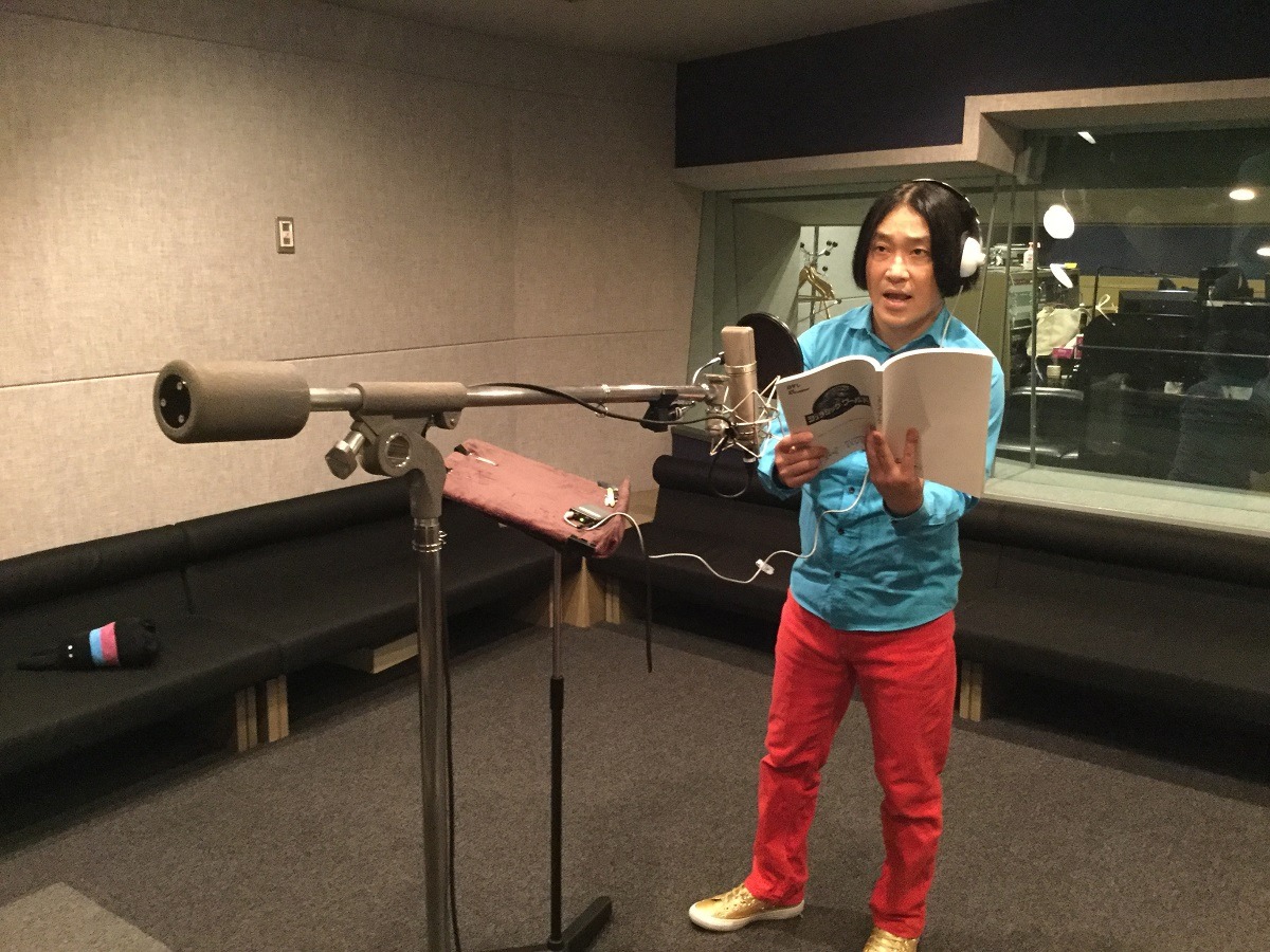 アフレコ中の永野。(c)日本テレビ