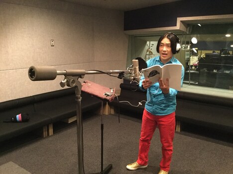 アフレコ中の永野。(c)日本テレビ