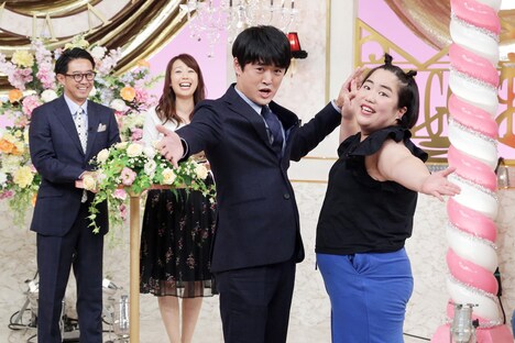 「私の落とし方発表会 売れっ子女芸人スペシャル」のワンシーン。(c)テレビ東京