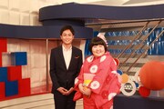 左から庄野数馬アナウンサー、酒井藍。(c)テレビ大阪