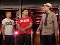 左からこゝろ、鈴木おさむ。(c)BSフジ