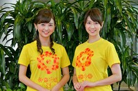左から中谷しのぶアナウンサー、虎谷温子アナウンサー。(c)読売テレビ
