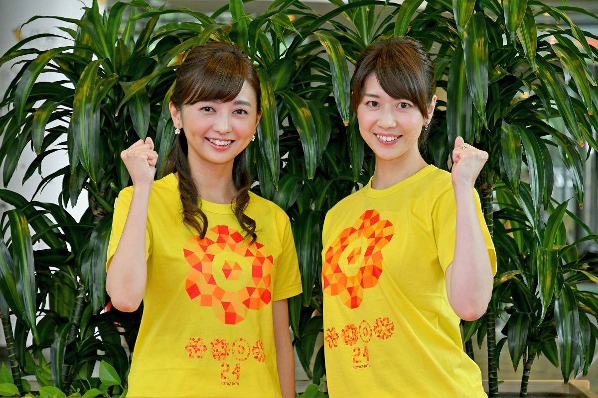 左から中谷しのぶアナウンサー、虎谷温子アナウンサー。(c)読売テレビ