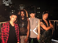 （左から）龍太-Ryota-、Cody、矢内康洋、ICHI。