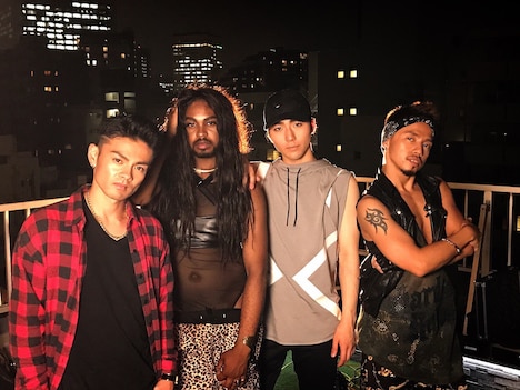 （左から）龍太-Ryota-、Cody、矢内康洋、ICHI。