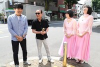 「タモリ倶楽部」に出演する（左から）劇団ひとり、タモリ、阿佐ヶ谷姉妹。(c)テレビ朝日