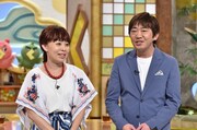 左からなるみ、メッセンジャー黒田。(c)読売テレビ