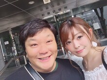 結婚したいち・もく・さん江口と里恵さん。