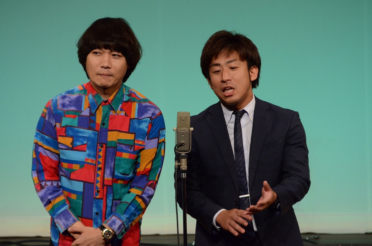 チーモンチョーチュウ。左から白井鉄也、菊地浩輔 [画像ギャラリー 2/2