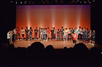 優勝者発表の瞬間。