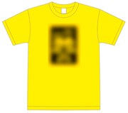 バンドTシャツ（ネタバレのためプリントはモザイク処理）