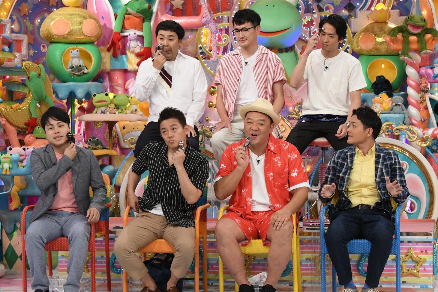 「アメトーーク！」に出演する「美容ファースト芸人」たち。(c)テレビ朝日