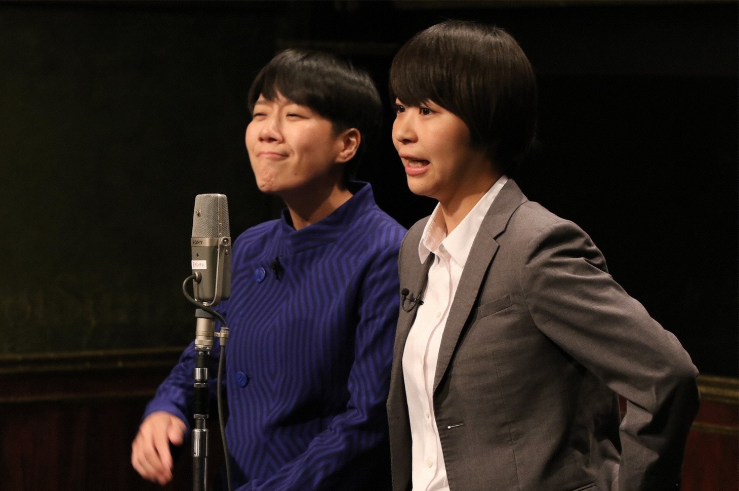「桃色つるべ」に出演する、Aマッソ。(c)関西テレビ
