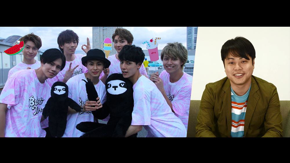 「artist clip for a-nation 延長戦」に出演する、NON STYLE井上と超特急。