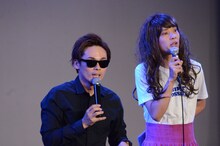 MCの祇園。左はタモさんならぬキモさん。